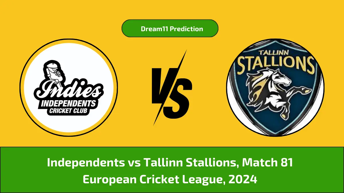 IPC vs TST Dream11 Prediction & Player Stats, Independents vs Tallinn Stallions 81st Match, European Cricket League 2024