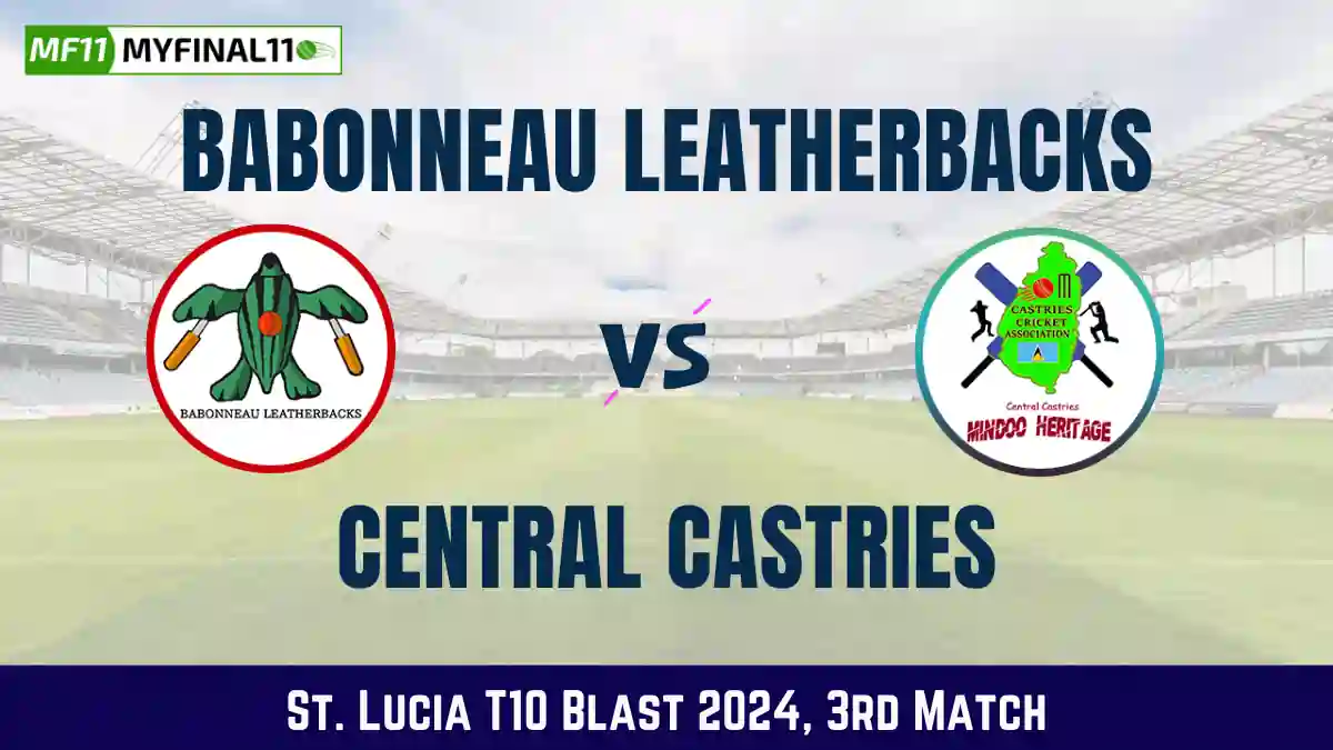 BLS vs CCMH Live Score, Babonneau Leatherbacks vs Central Castries Live Cricket Score, 4th Match, St. Lucia T10 Blast 2024