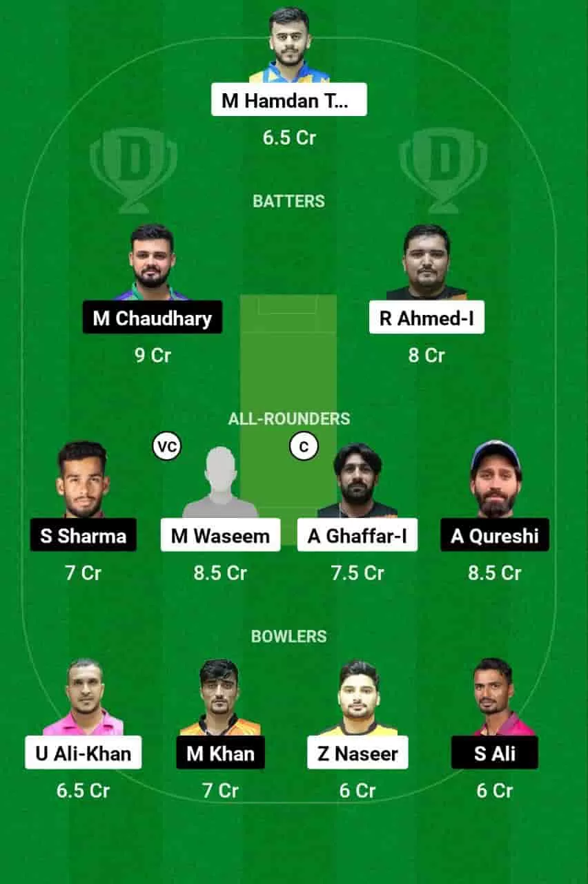 EMR vs FUJ Dream11 Prediction Emirates Red (EMR ) vs Fujairah (FUJ) Dream11 team EMR vs FUJ Player Stats - The 7th T10 match of Emirates D10 Tournament 2024 will begin on Tuesday, 21st May 2024. The match will be hosted at Malek Cricket Stadium 1, Abu Dhabi, at 09:00 PM IST. 