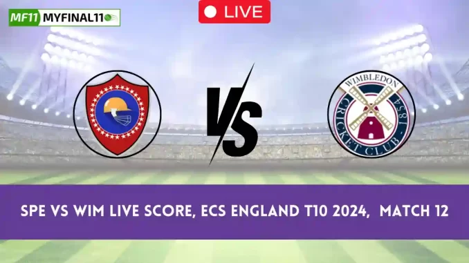 SPE vs WIM Live Score, ECS England T10 2024, Match 12 SPE vs WIM Live Score, ECS England T10 2024, Spencer vs Wimbledon Live Cricket Score & Commentary - Match 12