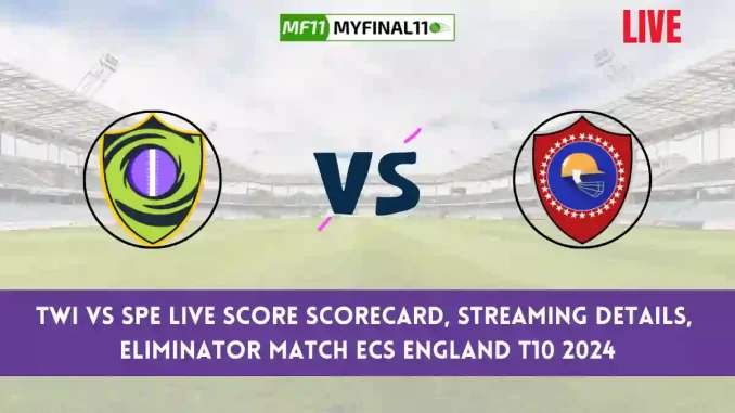 TWI vs SPE Live Score, ECS England T10 2024, Twickenham vs Spencer Live Cricket Score & Commentary - Eliminator Match