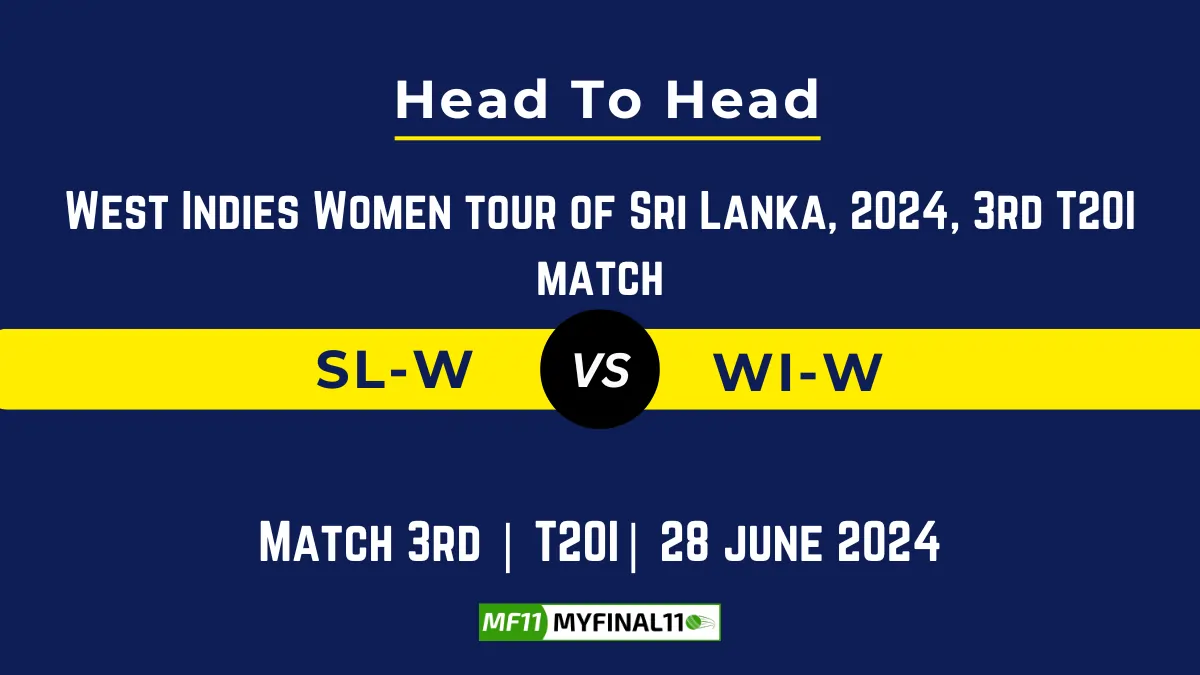SL-W vs WI-W Player Battle, Head to Head Team Stats, Team Record - West Indies Women tour of Sri Lanka, 2024 (1) SL-W vs WI-W Player Battle, Head to Head Team Stats, Team Record - West Indies Women tour of Sri Lanka, 2024