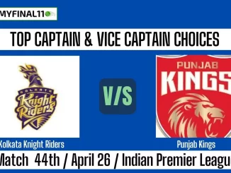 IPL 2025 KKR vs PBKS Top 3 Captain