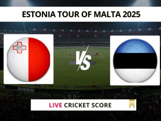 MAL vs EST Live Cricket Score Estonia tour of Malta 2025
