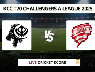 SBS vs COH Cricket Score KCC T20 Challengers A League 2025