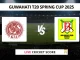 GTC vs BCC Live Score Cricket Guwahati T20 Spring Cup 2025