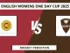 WAR-W vs SUR-W Dream11 Prediction English Womens One Day Cup 2025